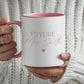 Personalized Future Mrs Mug For Fiancé Coffee Mug Gift For Bridal Shower Custom Gift Idea For Bride To Be Pink Mug For Future Mrs Custom Cup